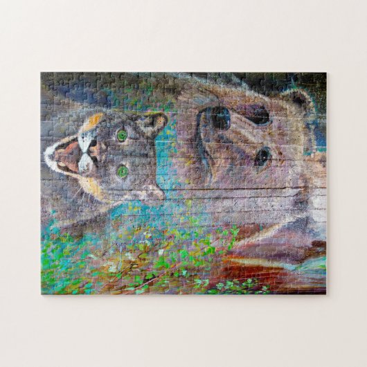 Bridge Pier Art Oregon. Puzzle (Horizontal)