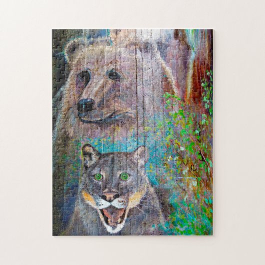 Bridge Pier Art Oregon. Puzzle (Vertikal)