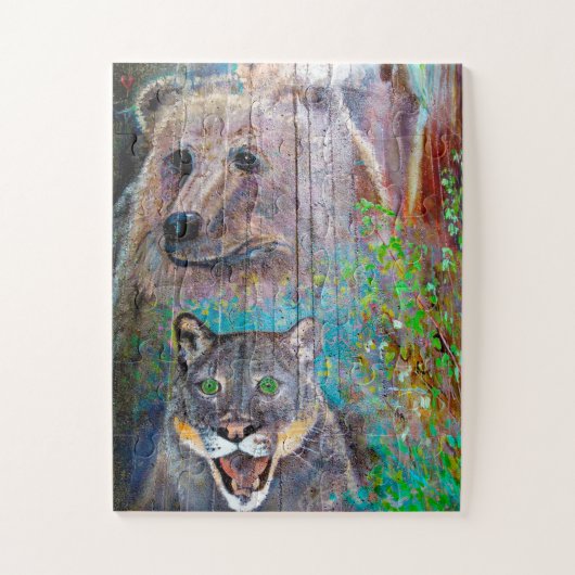 Bridge Pier Art Oregon. Puzzle (Vertikal)