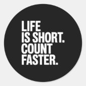 Bridge Player Funny Contract Bridge  Runder Aufkleber (Vorderseite)