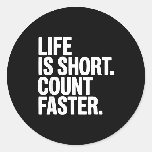 Bridge Player Funny Contract Bridge Runder Aufkleber (Vorderseite)