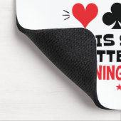 Bridge Player Funny Zitat Bad Day an Bridge Tisch Mousepad (Ecke)