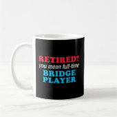 Bridge-Player für oder Kaffeetasse (Links)