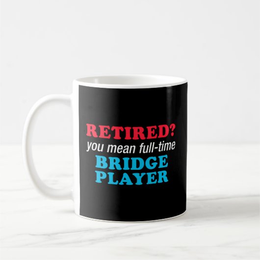 Bridge-Player für oder Kaffeetasse (Links)