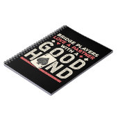 Bridge Player Joke Partner Gute Hand Notizblock (Linke Seite)