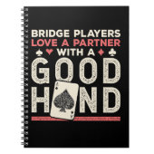 Bridge Player Joke Partner Gute Hand Notizblock (Vorderseite)