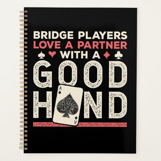 Bridge Player Joke Partner Gute Hand Planer (Vorderseite)