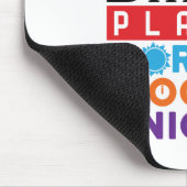 Bridge Player Morning Noon and Night Mousepad (Ecke)