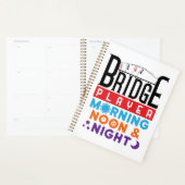 Bridge Player Morning Noon and Night Planer (Anzeige)