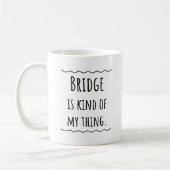 Bridge Player Partner-Geschenk Kaffee Tasse (Links)