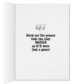 Bridge Players Card (Innen (Rechts))