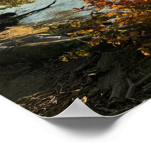 Bridge Poster im Herbst (Ecke)