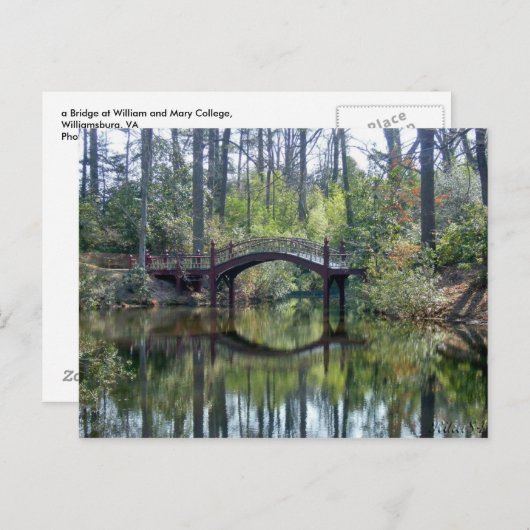 Bridge-Postkarten Postkarte (Vorne/Hinten)