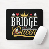 Bridge Queen Card Game Women Mousepad (Mit Mouse)