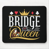 Bridge Queen Card Game Women Mousepad (Vorne)