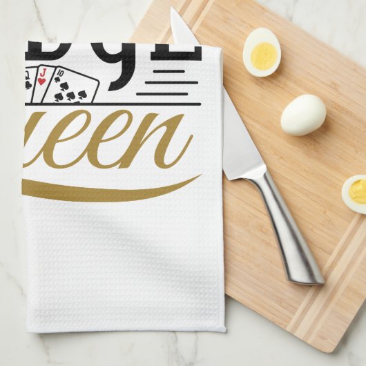 Bridge Queen Geschirrtuch (Viertel Falte)