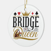 Bridge Queen Keramik Ornament (Links)