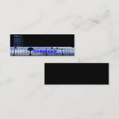 Bridge Railing Business Card Mini Visitenkarte (Vorne/Hinten)