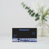 Bridge Railing Business Card Visitenkarte (Stehend Vorderseite)