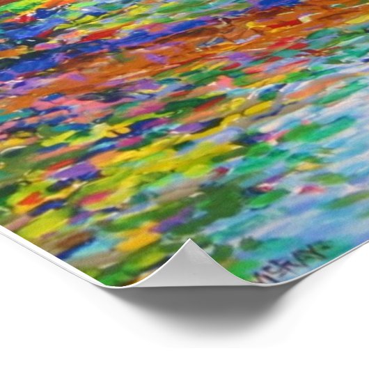 "Bridge & Reflection" Poster (Ecke)