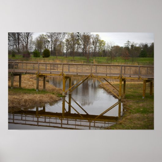 Bridge Reflection Poster (Vorne)