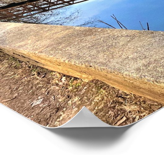 Bridge Reflection Poster (Ecke)