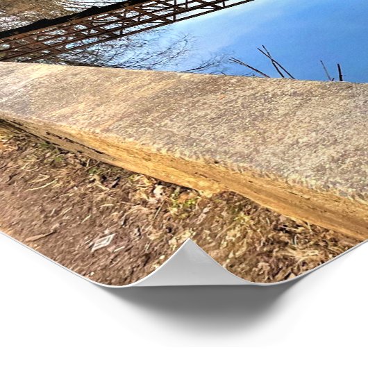 Bridge Reflection Poster (Ecke)