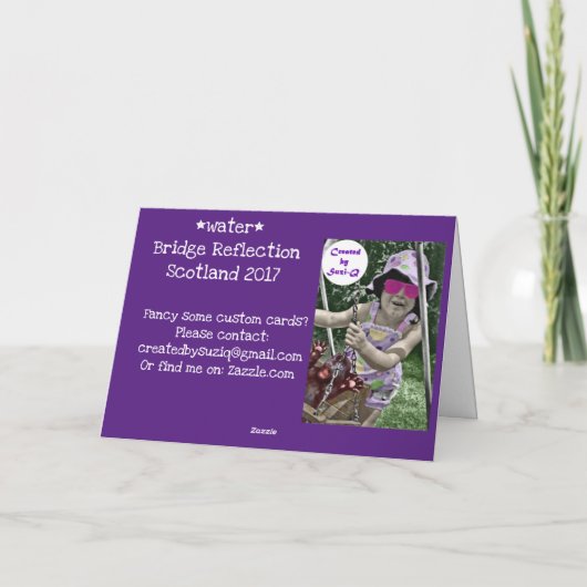 Bridge Reflections Karte (Rückseite)