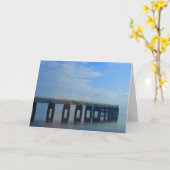 Bridge Reflections Karte (Gelbe Blume)