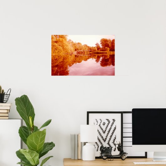 Bridge Reflections Poster (Heimbüro)