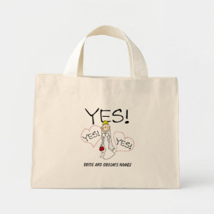 Bridge sagt JES benutzerdefinierbare Tote Bag Mini Stoffbeutel