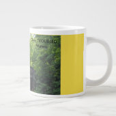 BRIDGE-SCENERIE MIT TEXT Jumbo-Tasse (Rechts)
