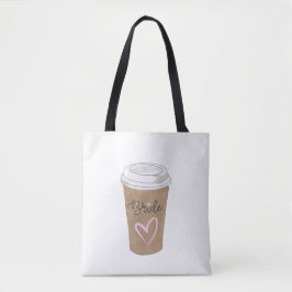 Bridge Script-Kaffee Modernes Herz Tasche