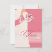 Bridge Silhouette Danke Brautparty Card (Vorderseite)