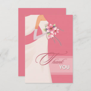 Bridge Silhouette Danke Brautparty Card