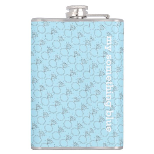 Bridge "Something Blue" Flask Flachmann (Rückseite)