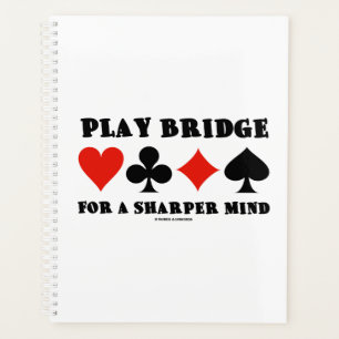 Bridge spielen für einen schärferen Verstand Vier- Planer