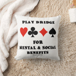 Bridge spielen für geistige und soziale Vorteile K Kissen