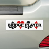 Bridge-Spieler Autoaufkleber (Auf Auto)