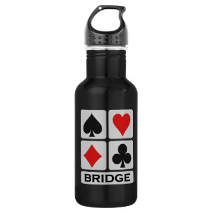 Bridge-Spieler Gewohnheit Trinkflasche