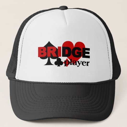 Bridge-Spieler Hut Truckerkappe (Vorderseite)
