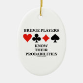 Bridge-Spieler kennen ihre Keramik Ornament (Vorne)