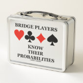 Bridge-Spieler kennen ihre potenziellen Anzug Metall Brotdose (Rückseite)