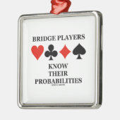 Bridge-Spieler kennen ihre Silbernes Ornament (Links)