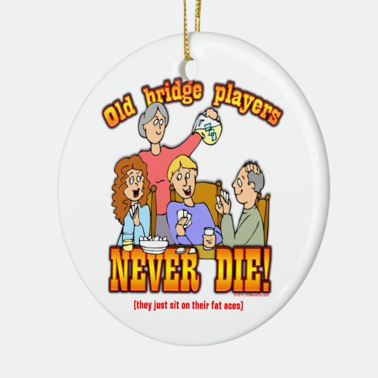 Bridge-Spieler Keramikornament (Links)