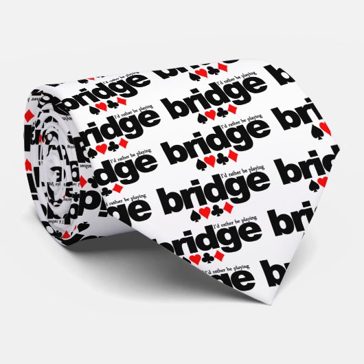 Bridge-Spieler Krawatte (Gerollt)