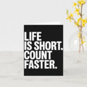 Bridge-Spieler Lustiger Contract Bridge Karte (Gelbe Blume)