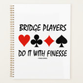 Bridge-Spieler machen das mit Finesse Vier-Karten- Planer (Vorderseite)