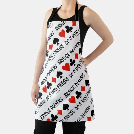 Bridge-Spieler machen das mit Finesse Vier-Karten- Schürze (InSitu)