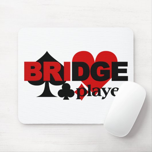 Bridge-Spieler mousepad (Mit Mouse)